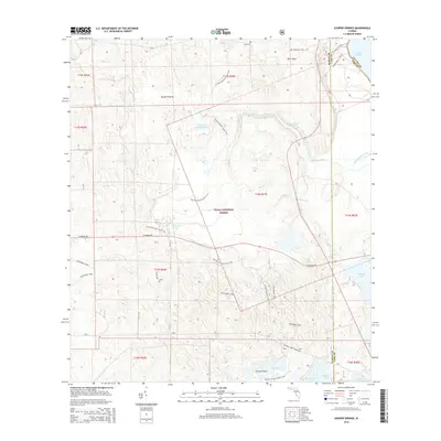 2015 Map of Juniper Springs, 2015 Print