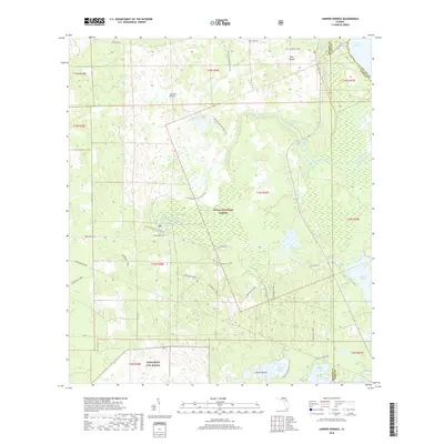 2018 Map of Juniper Springs, 2018 Print