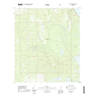 2021 Map of Juniper Springs, 2021 Print