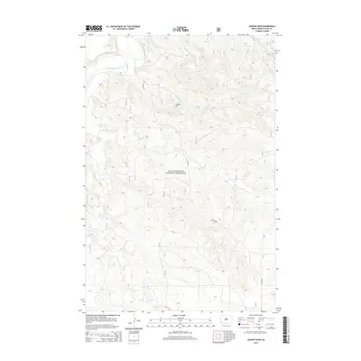 2014 Map of Juniper Spur, 2014 Print