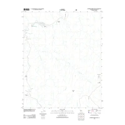 2012 Map of Junipero Serra Peak, 2012 Print