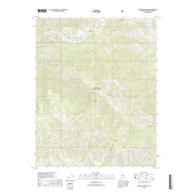 2018 Map of Junipero Serra Peak, 2018 Print