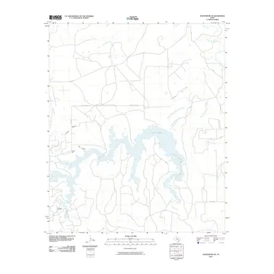 2010 Map of Justiceburg SE, 2010 Print