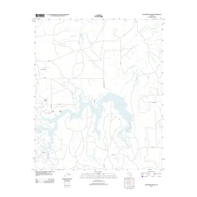 2012 Map of Justiceburg SE, 2012 Print