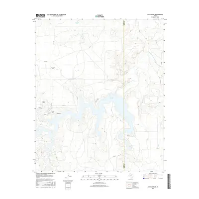 2016 Map of Justiceburg SE, 2016 Print