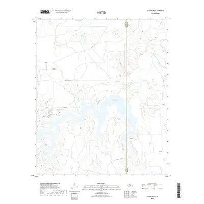2019 Map of Justiceburg SE, 2019 Print