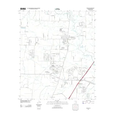 2013 Map of Justin, 2013 Print