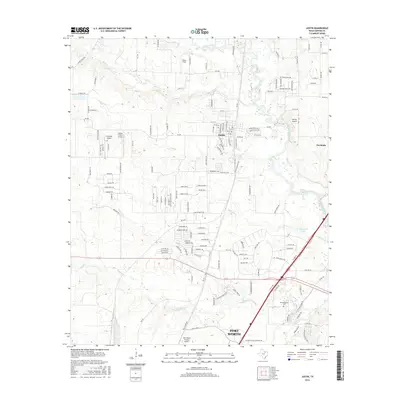 2016 Map of Justin, 2016 Print