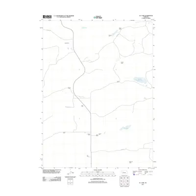 2011 Map of K C Lake, 2011 Print