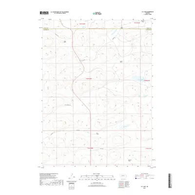 2017 Map of K C Lake, 2017 Print
