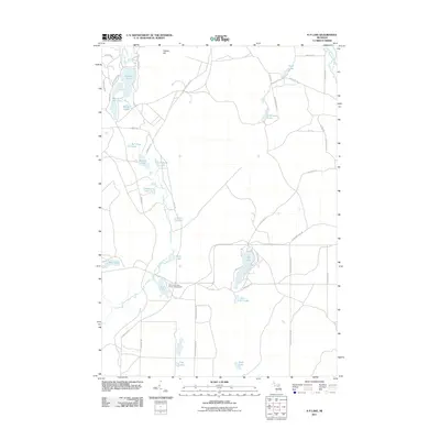 2011 Map of K P Lake, 2011 Print
