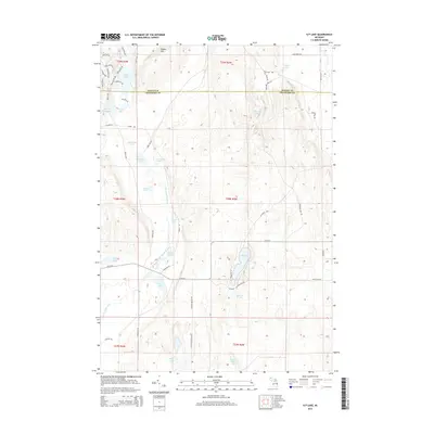 2014 Map of K P Lake, 2014 Print