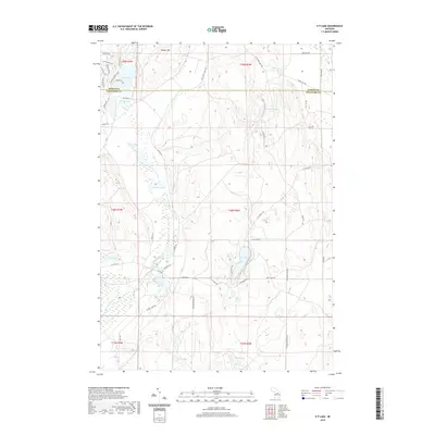 2019 Map of K P Lake, 2019 Print