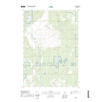 2023 Map of K P Lake, 2023 Print