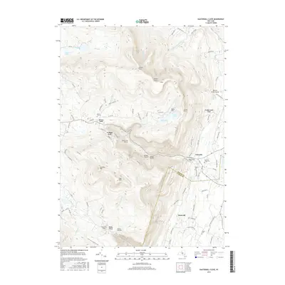2016 Map of Kaaterskill Clove, 2016 Print