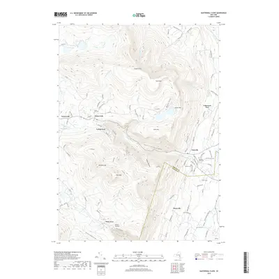 2019 Map of Kaaterskill Clove, 2019 Print