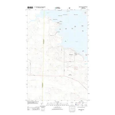 2013 Map of Kabetogama, 2013 Print