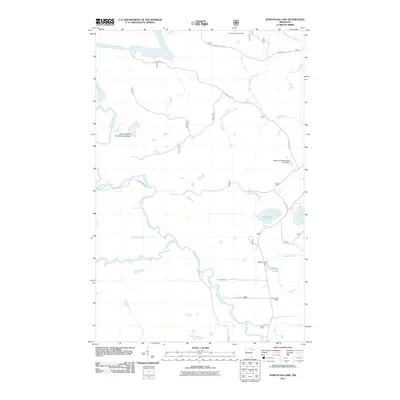 2011 Map of Kabustasa Lake, 2011 Print