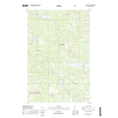 2019 Map of Kabustasa Lake, 2019 Print