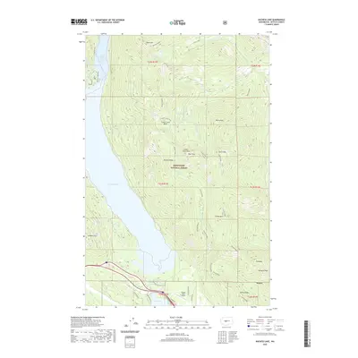 2020 Map of Kachess Lake, 2020 Print