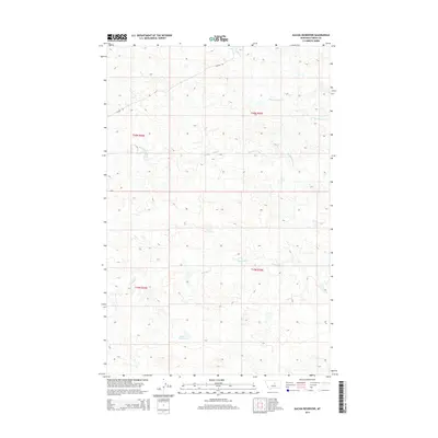 2014 Map of Kachia Reservoir, 2014 Print