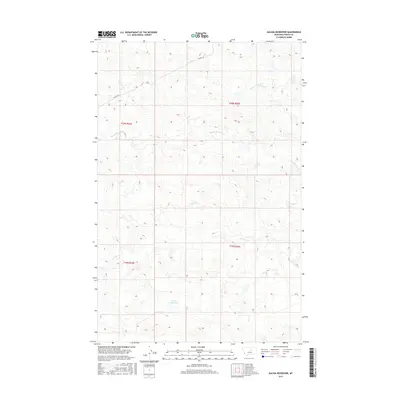 2017 Map of Kachia Reservoir, 2017 Print