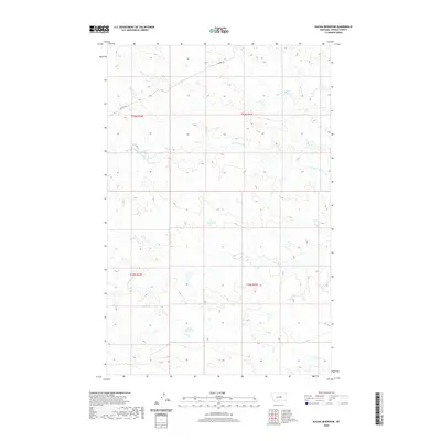 2020 Map of Kachia Reservoir, 2020 Print