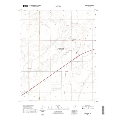 2018 Map of Kachina Point, 2018 Print