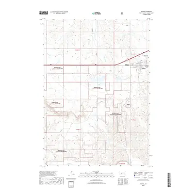 2017 Map of Kadoka, 2017 Print