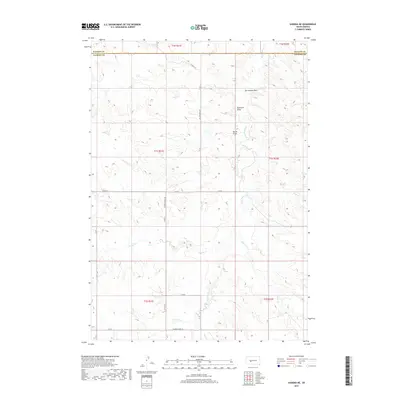 2017 Map of Kadoka NE, 2017 Print