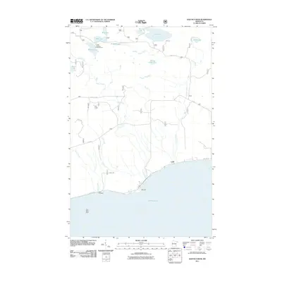 2011 Map of Kadunce River, 2011 Print