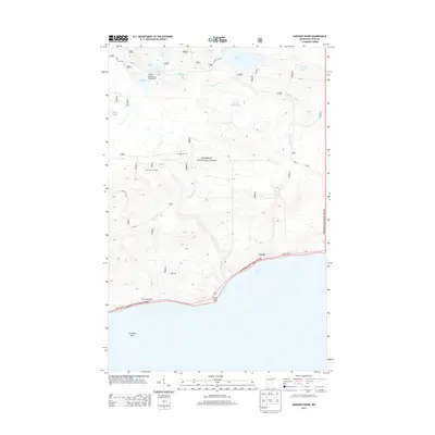 2013 Map of Kadunce River, 2013 Print
