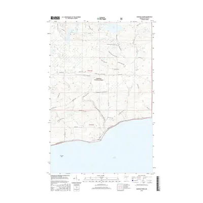2016 Map of Kadunce River, 2016 Print
