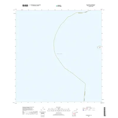 2017 Map of Kaena OE W, 2017 Print