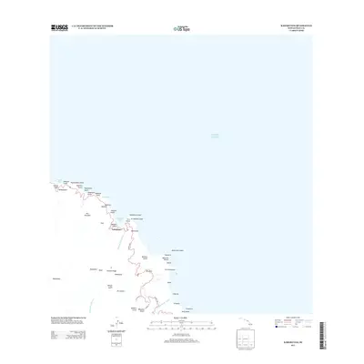 2013 Map of Kahakuloa, 2013 Print