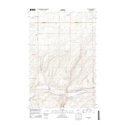 2014 Map of Kahlotus, 2014 Print