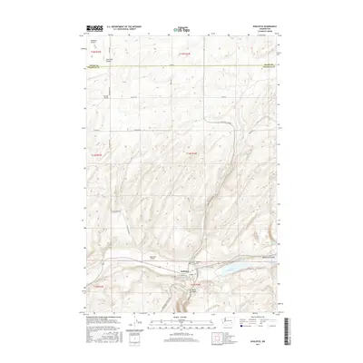 2017 Map of Kahlotus, 2017 Print