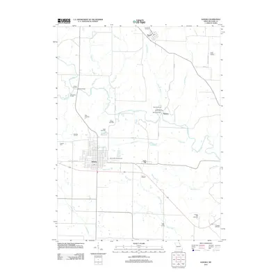 2012 Map of Kahoka, 2012 Print