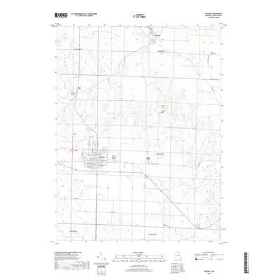 2017 Map of Kahoka, 2017 Print