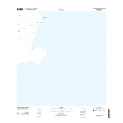2013 Map of Kahoolawe OE E, 2013 Print