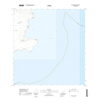 2017 Map of Kahoolawe OE E, 2017 Print