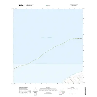 2017 Map of Kahoolawe OE N, 2017 Print