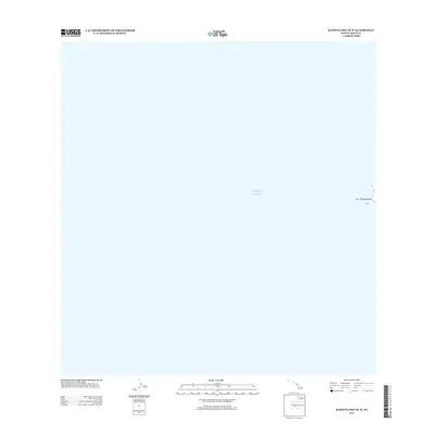 2013 Map of Kahoolawe OE W, 2013 Print
