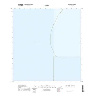 2017 Map of Kahoolawe OE W, 2017 Print