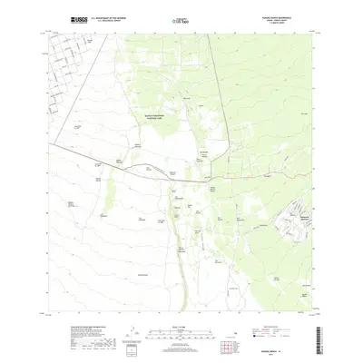 2017 Map of Kahuku Ranch, 2017 Print
