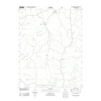 2011 Map of Kaintuck Hollow, 2011 Print