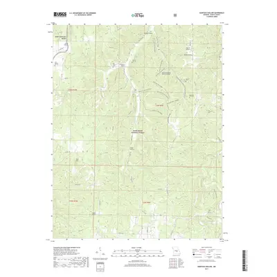 2017 Map of Kaintuck Hollow, 2017 Print