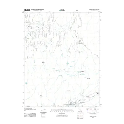 2012 Map of Kaiser Peak, 2012 Print