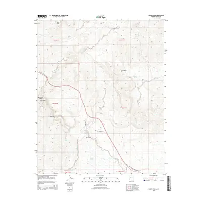 2014 Map of Kaiser Spring, 2014 Print