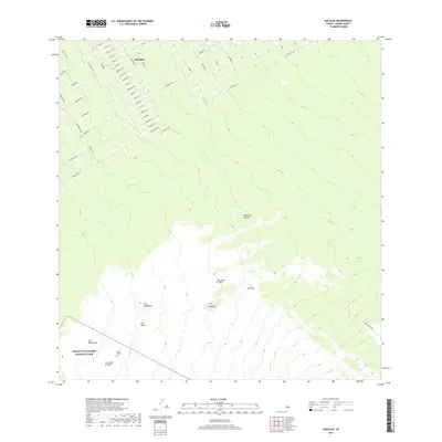 2017 Map of Kalalua, 2017 Print